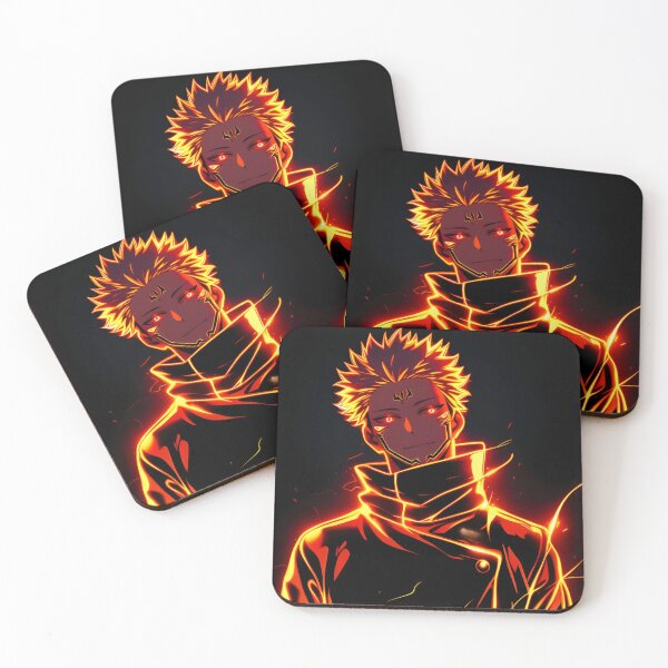 Item preview, Neon Flame Dark Warrior – Fiery Supernatural Anime Inspired Art designed and sold by Dyan4.