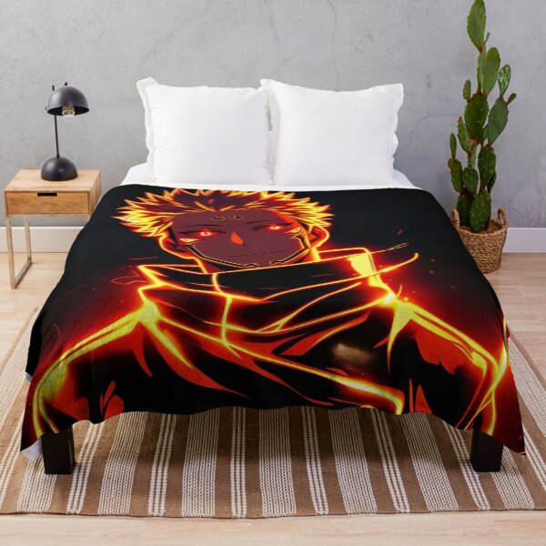 Item preview, Neon Flame Dark Warrior – Fiery Supernatural Anime Inspired Art designed and sold by Dyan4.