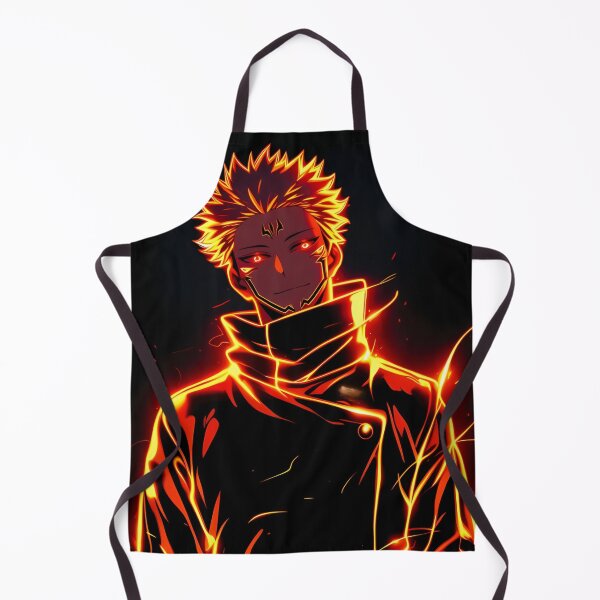 Item preview, Neon Flame Dark Warrior – Fiery Supernatural Anime Inspired Art designed and sold by Dyan4.