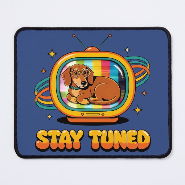 Item preview, Stay tuned – Dachshunds on TV designed and sold by design-rebell.