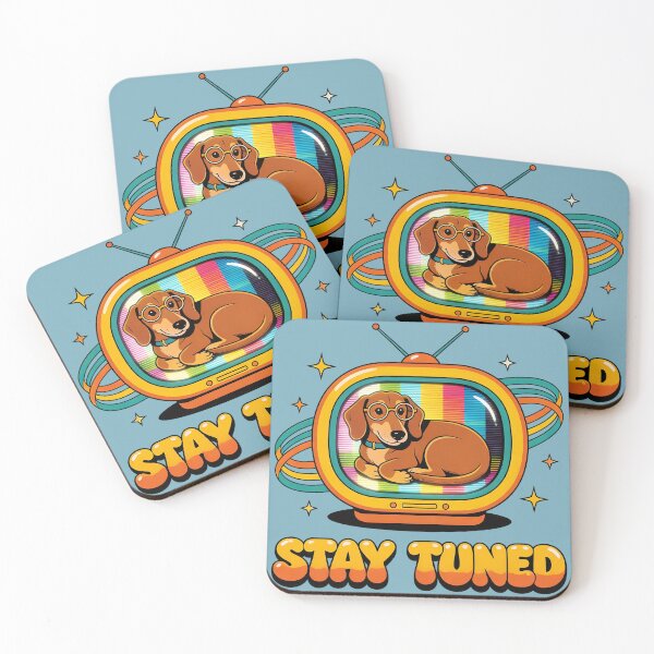Item preview, Stay tuned – Dachshunds on TV designed and sold by design-rebell.