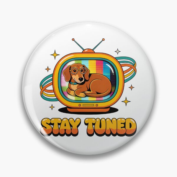 Item preview, Stay tuned – Dachshunds on TV designed and sold by design-rebell.