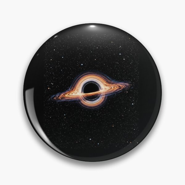 Item preview, Black Hole Event Horizon – Fiery Accretion Disk, Cosmic Space and Blue Relativistic Jet designed and sold by SOUFIANE1991.