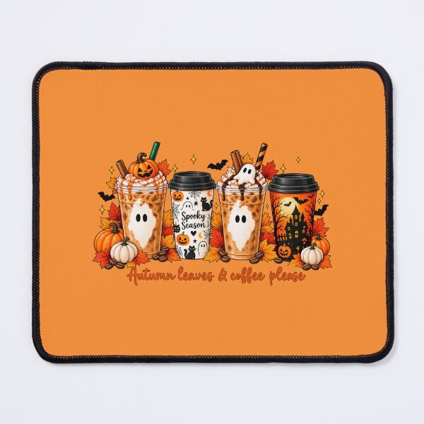 Item preview, Autumn Leaves And Coffee, Trick Or Treat, Fright Night, 31 October, Spooky Season designed and sold by vintagearttee.