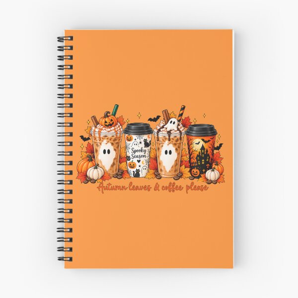 Item preview, Autumn Leaves And Coffee, Trick Or Treat, Fright Night, 31 October, Spooky Season designed and sold by vintagearttee.