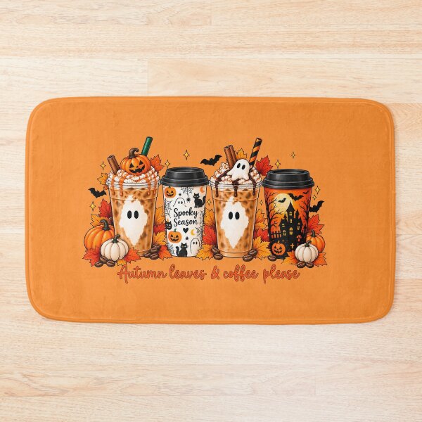 Item preview, Autumn Leaves And Coffee, Trick Or Treat, Fright Night, 31 October, Spooky Season designed and sold by vintagearttee.