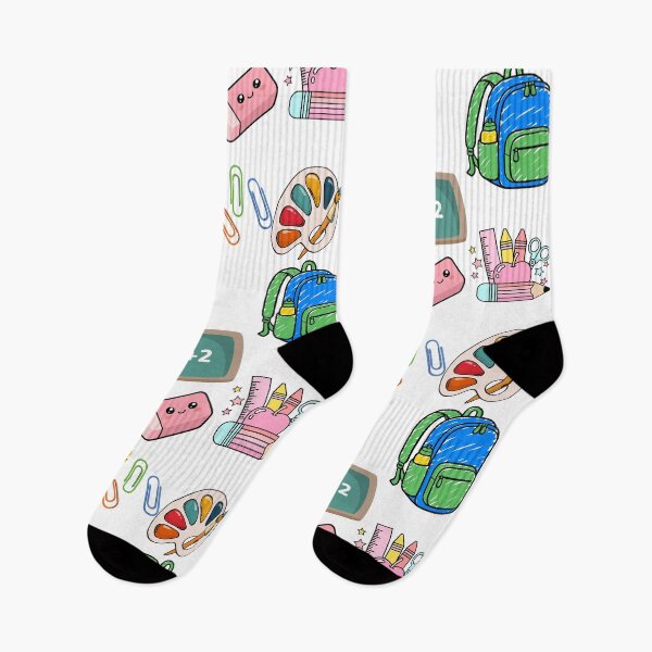 Item preview, Cute Back to School Supplies Sticker Sheet – Kawaii Classroom & Teacher Art designed and sold by okeokebye.