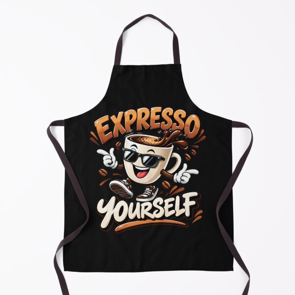 Aperçu de l'œuvre Expresso Yourself – Conception de personnages de café amusants créée et vendue par CraigDesignWork.