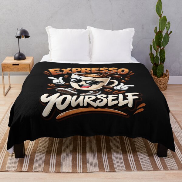 Item preview, Expresso Yourself – Funny Coffee Character Design designed and sold by CraigDesignWork.