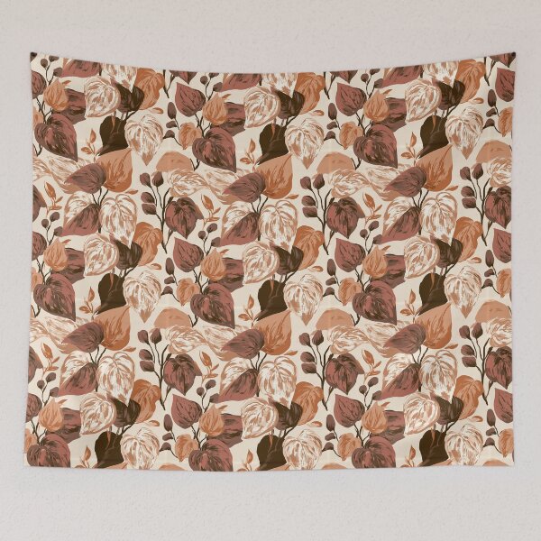 Item preview, Chic Pothos  - Flower Garden Pattern - Gifts For Couples designed and sold by RoyalStarsPatts.