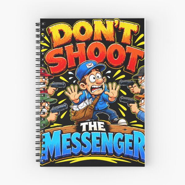 Item preview, DON'T SHOOT THE MESSENGER designed and sold by Smoothseer.