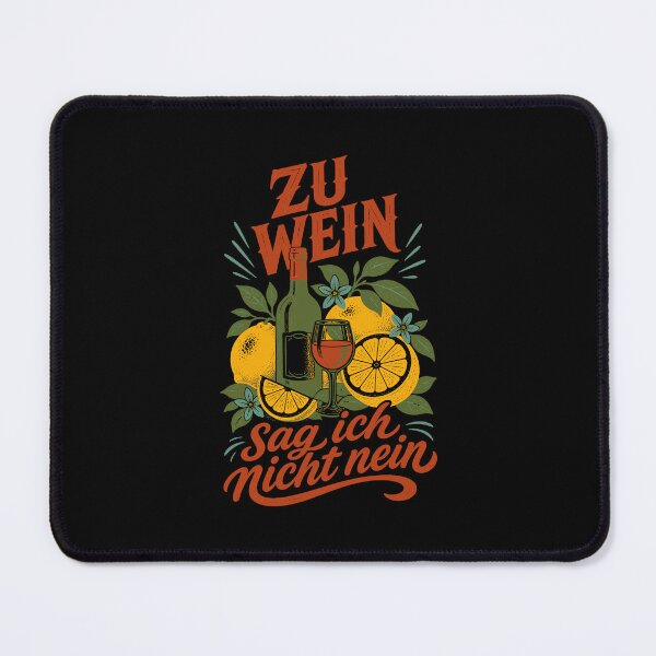 Item preview, I never say no to wine. designed and sold by LuminOrb.