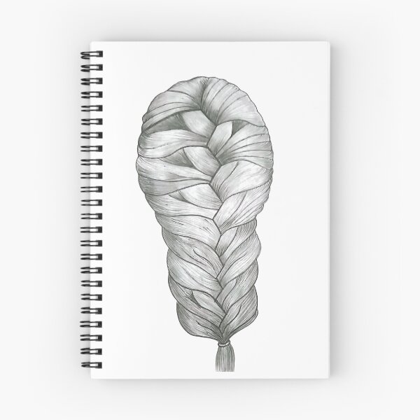 Item preview, Hand-Drawn Hair Braid Pencil Sketch Art designed and sold by Alaakadry800.