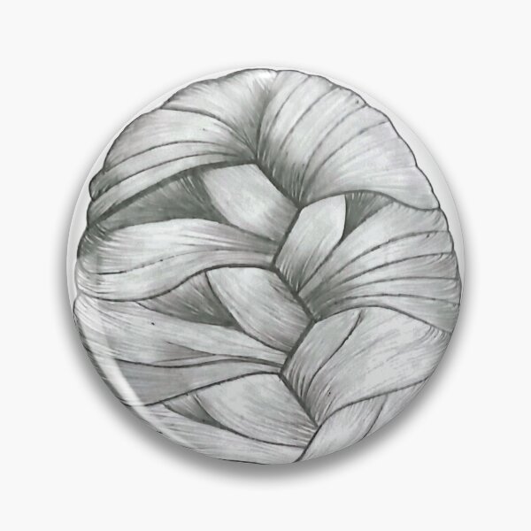 Item preview, Hand-Drawn Hair Braid Pencil Sketch Art designed and sold by Alaakadry800.