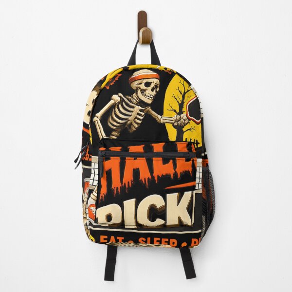 Item preview, Spooky Dink Halloween Pickleball Game Skeletons And Pickle designed and sold by ZariahNey.