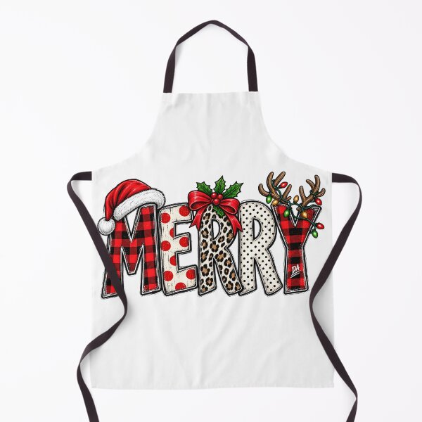 Item preview, Merry Buffalo Plaid Leopard Christmas Santa Reindeer Typography Art designed and sold by DesignArtist.ia.