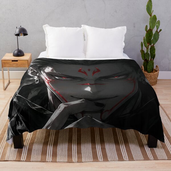 Item preview, Dark Crimson Supernatural Warrior – Red Eyes Gothic Anime Inspired Art designed and sold by Dyan4.