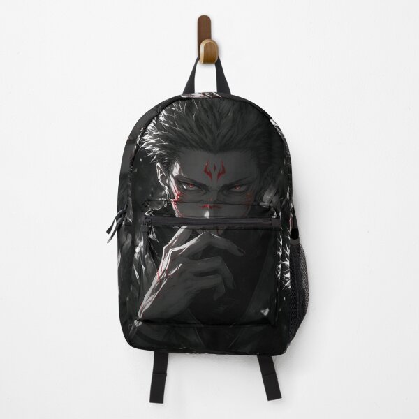 Item preview, Dark Crimson Supernatural Warrior – Red Eyes Gothic Anime Inspired Art designed and sold by Dyan4.