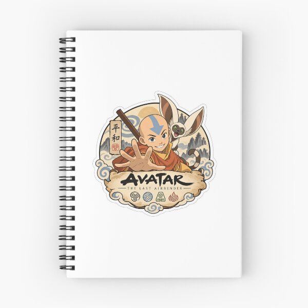 Item preview, Avatar The Last Airbender Aang Anime Sticker – Elemental Airbender Design designed and sold by Dikons.