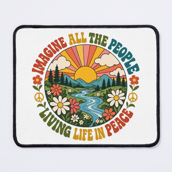Item preview, Imagine All The People Living In Peace designed and sold by roni-harbor.