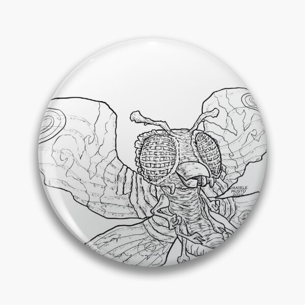Item preview, Chibizilla! Mothra 1964 Lineart designed and sold by ChibiZilla.