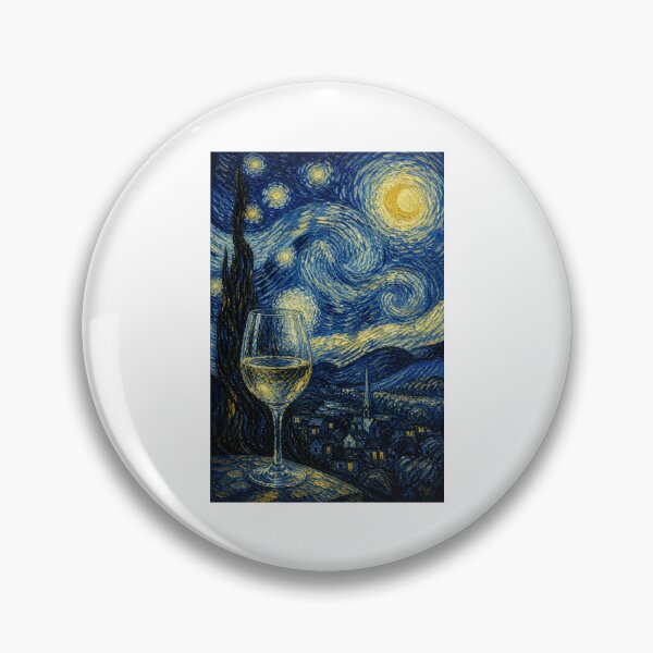 Item preview, Wine under the stars, wine lovers, art designed and sold by LuminOrb.