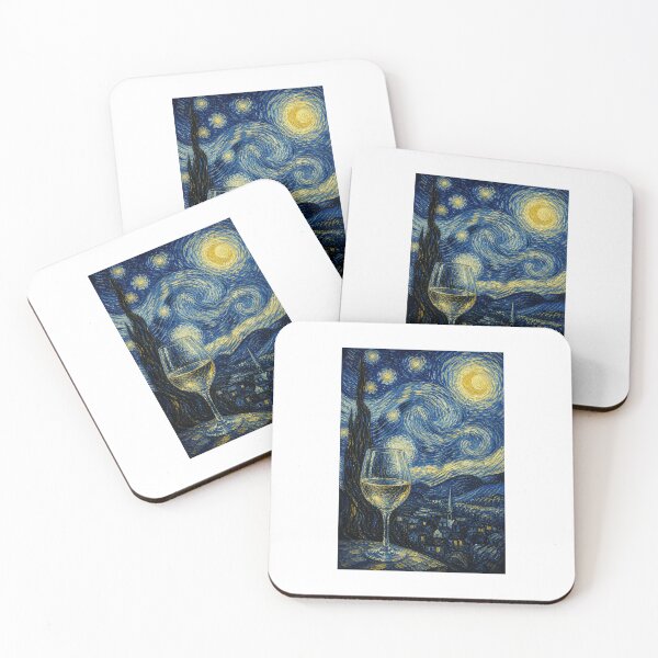 Item preview, Wine under the stars, wine lovers, art designed and sold by LuminOrb.