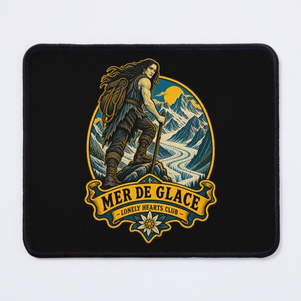 Item preview, Frankenstein Mer de Glace Lonely Hearts Climber designed and sold by Fenay Designs.