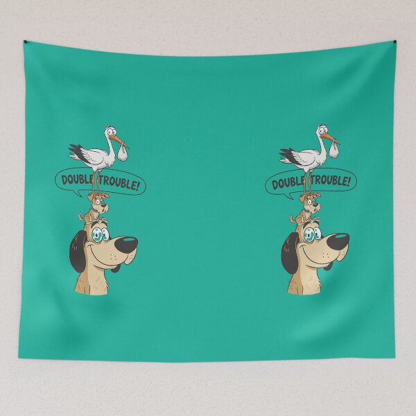 Item preview, Double Truble - Retro Vibe Graphic, cute dog designed and sold by Mattigiov.