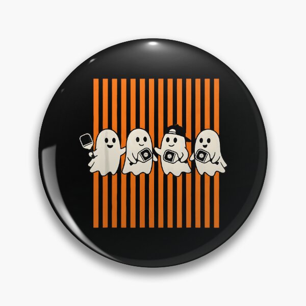 Item preview, Spooky Dink Halloween Pickleball Ghosts Playing Sport designed and sold by ZariahNey.