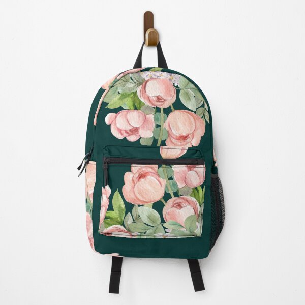 Item preview, Dark Emerald Pink Tulip Floral Seamless Pattern designed and sold by Jyoti Digital Artist.