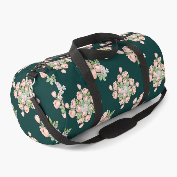 Item preview, Dark Emerald Pink Tulip Floral Seamless Pattern designed and sold by ​Jyoti Digital Artist.