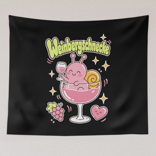 Item preview, Wine, vineyard snail, Riesling, wine glass designed and sold by LuminOrb.