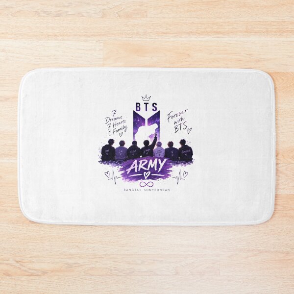 Item preview, BTS ARMY 7 Dreams 7 Hearts Purple Galaxy Fan Art Design designed and sold by Feminine Energy Studio .