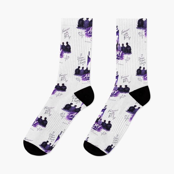 Item preview, BTS ARMY 7 Dreams 7 Hearts Purple Galaxy Fan Art Design designed and sold by Feminine Energy Studio .