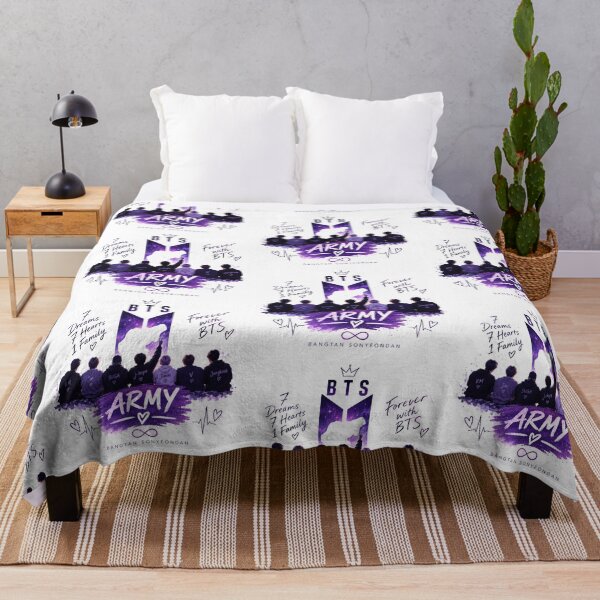 Item preview, BTS ARMY 7 Dreams 7 Hearts Purple Galaxy Fan Art Design designed and sold by Feminine Energy Studio .