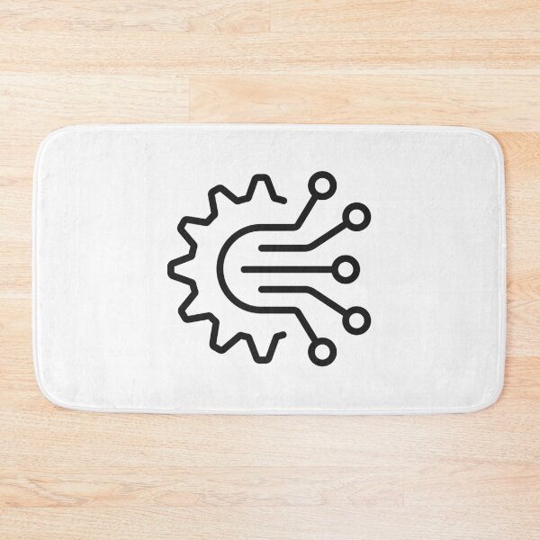 Item preview, AI Automation Gear Line Icon designed and sold by VectorForge Studio.