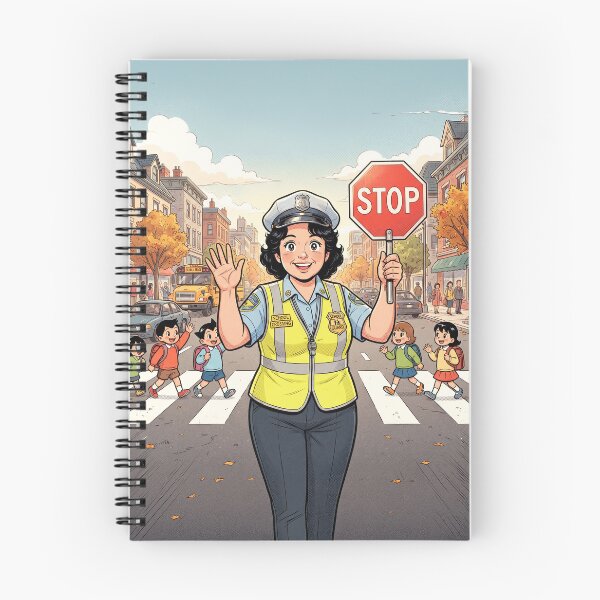 Item preview, Smiling School Crossing Guard Anime Style designed and sold by Home Decor Art.