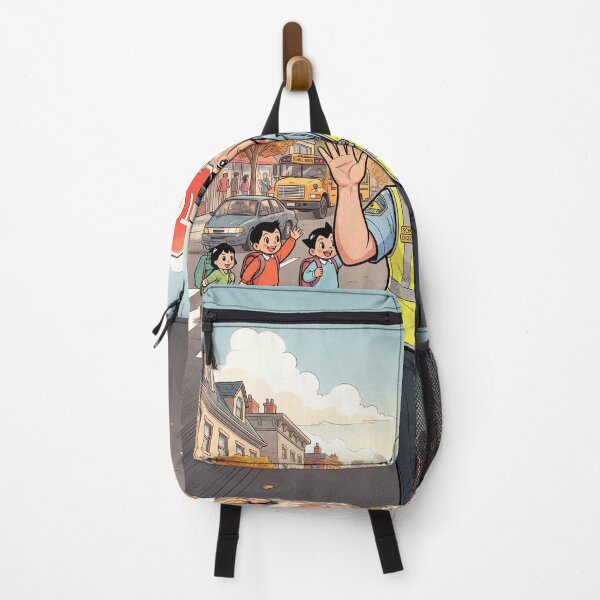 Item preview, Smiling School Crossing Guard Anime Style designed and sold by Home Decor Art.