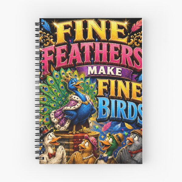 Item preview, FINE FEATHERS MAKE FINE BIRDS designed and sold by Smoothseer.