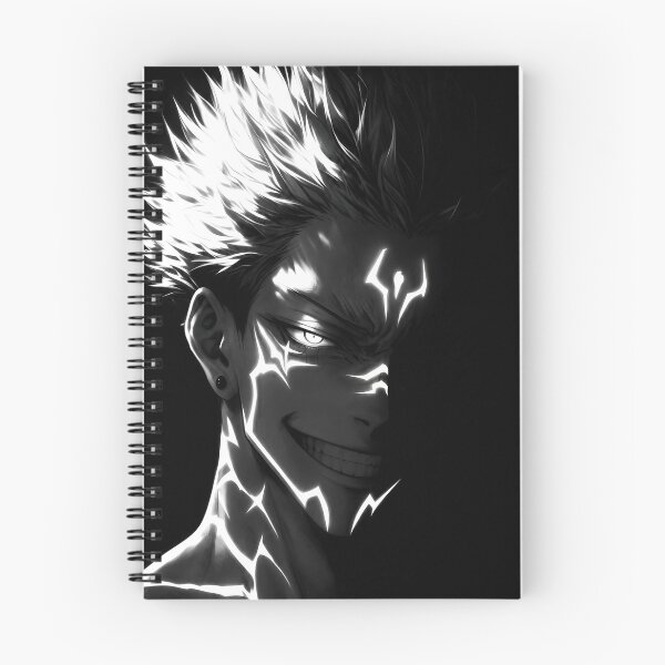 Item preview, Monochrome Dark Warrior – Glowing Marked Face Gothic Anime Inspired Art designed and sold by Dyan4.