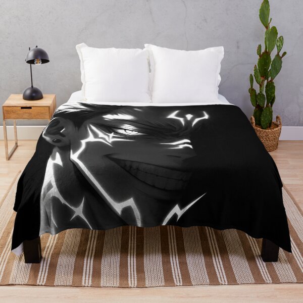 Item preview, Monochrome Dark Warrior – Glowing Marked Face Gothic Anime Inspired Art designed and sold by Dyan4.