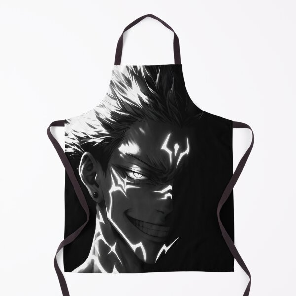 Item preview, Monochrome Dark Warrior – Glowing Marked Face Gothic Anime Inspired Art designed and sold by Dyan4.