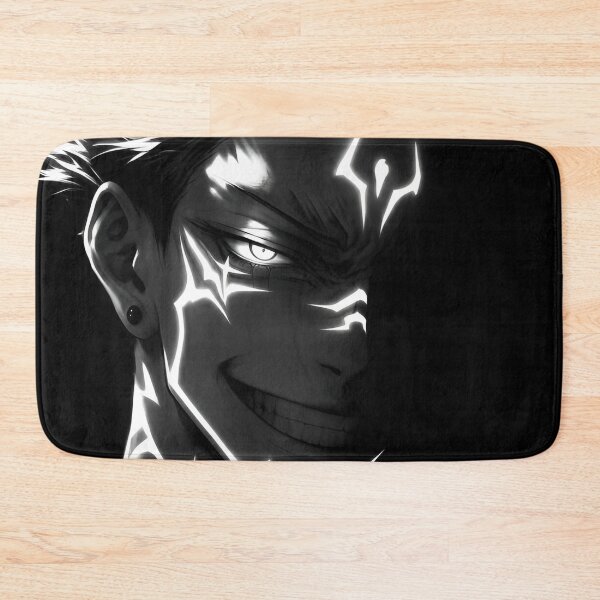 Item preview, Monochrome Dark Warrior – Glowing Marked Face Gothic Anime Inspired Art designed and sold by Dyan4.