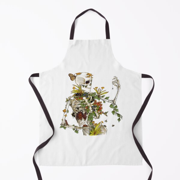 Item preview, Bones and Botany Artistic Skull and Floral Illustration Design designed and sold by Nishant Turekar.