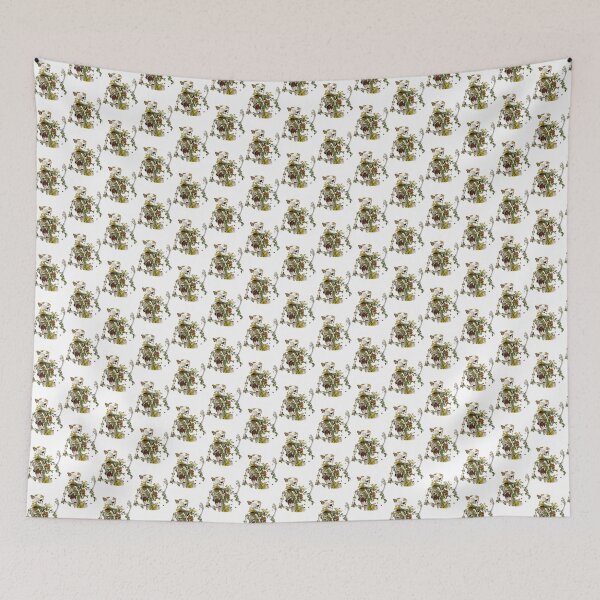 Item preview, Bones and Botany Artistic Skull and Floral Illustration Design designed and sold by Nishant Turekar.