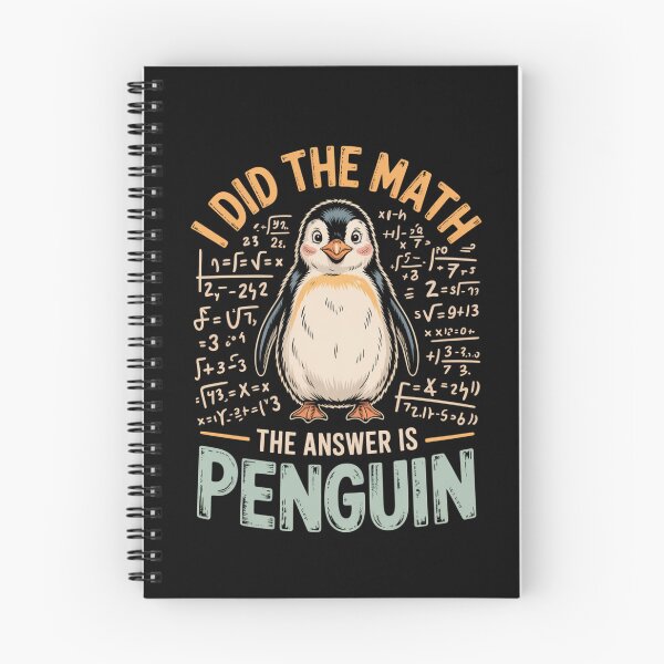 Item preview, I Did The Math The Answer is Penguin Funny Men Women Kids  designed and sold by ZACK ART.