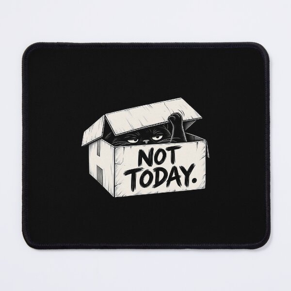 Item preview, Not Today Grumpy Cat in a Box designed and sold by VOLLOS.