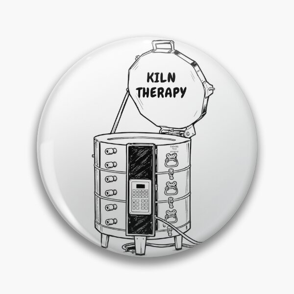 Item preview, Kiln Therapy - B&W designed and sold by SamanthaLPottery.
