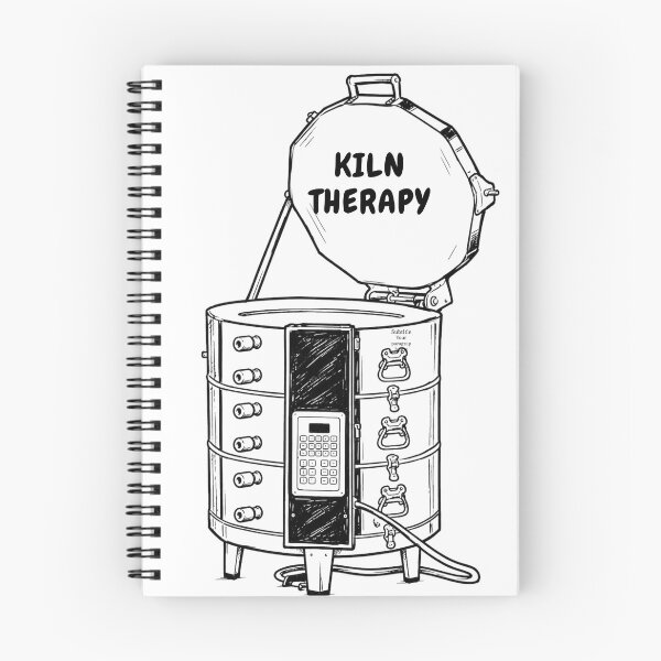 Item preview, Kiln Therapy - B&W designed and sold by SamanthaLPottery.
